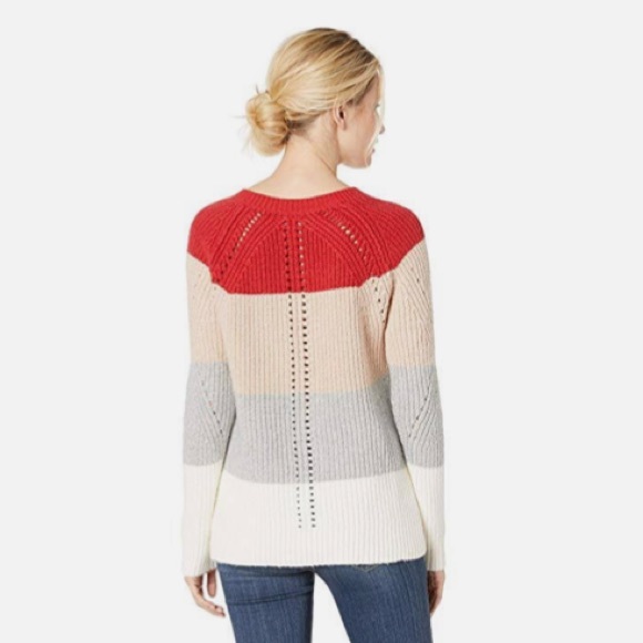 Lucky Brand Crewneck Pointelle Sweater - Picture 3 of 11